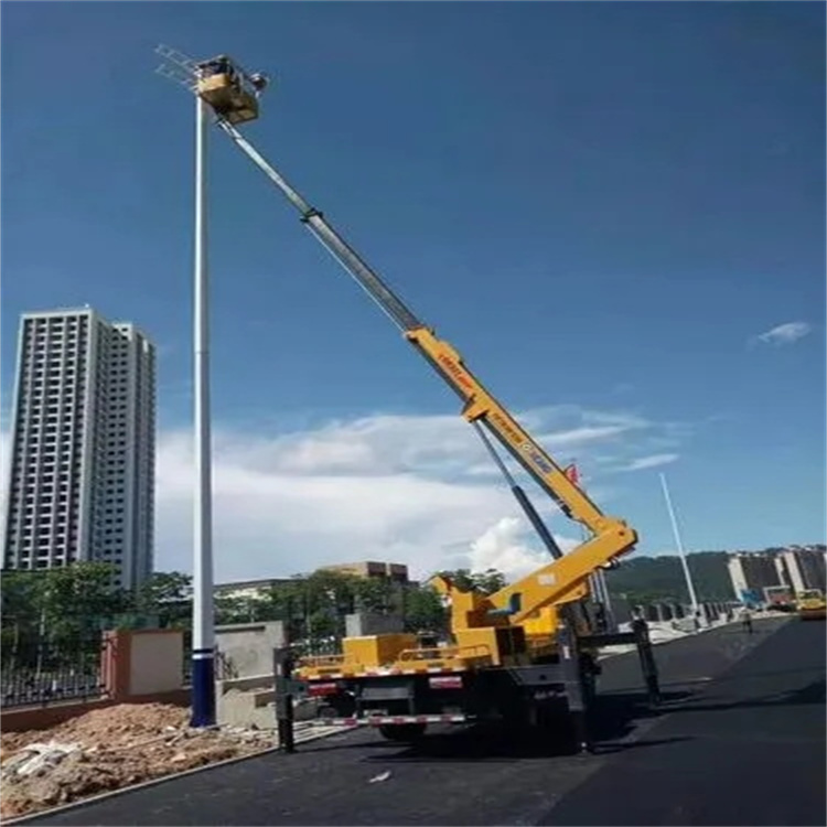 晴隆维修路灯的曲臂升降车出租